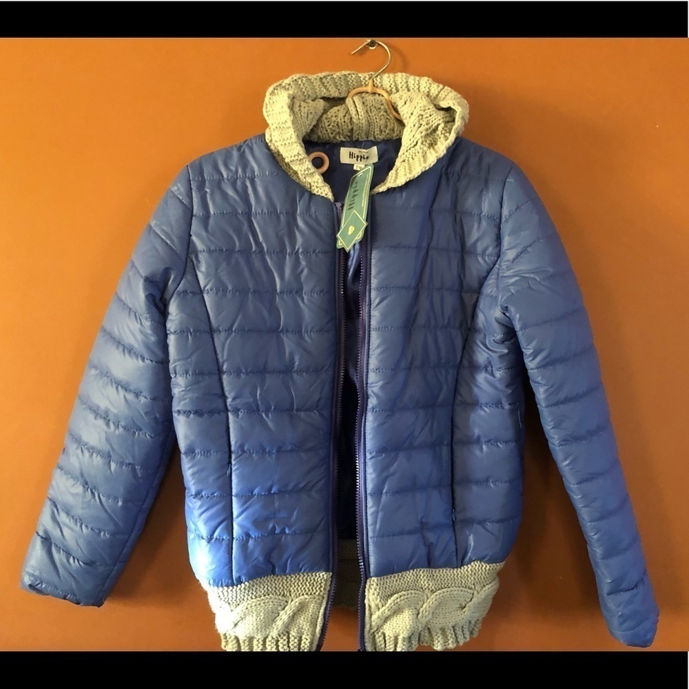 ❤️NWT Military Hippie Puffy Coat. Size S/M